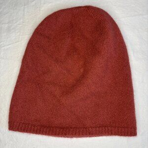 TAHARI 100% Cashmere Hat Womens OSFM Dusty Pink